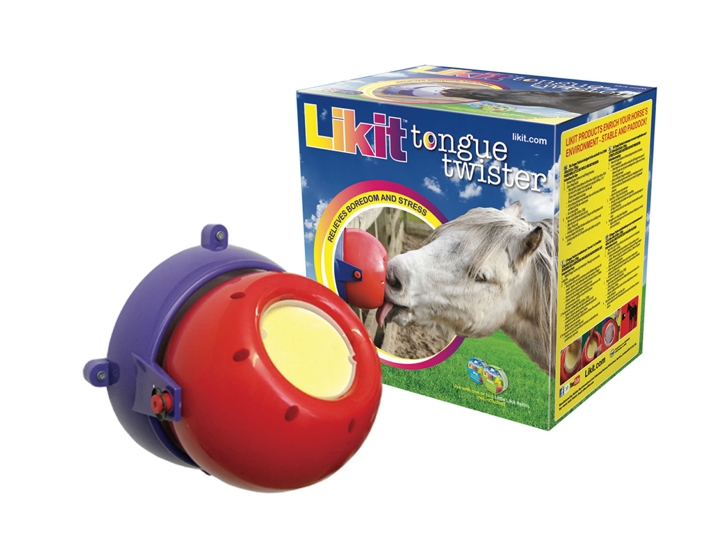 Likit Tongue Twister Interactive Horse Feeder