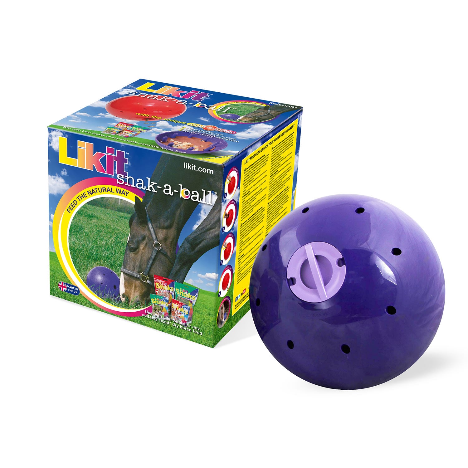 Likit Snak-A-Ball Interactive Horse Feeder