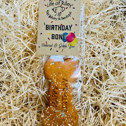 Tillys life of riley birthday bone biscuit 