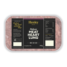 Henley Deluxe Meat, Heart & Lung 80/10/10 500g