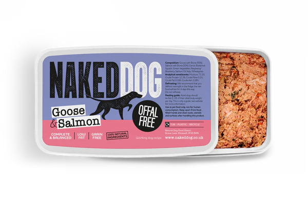 Naked Dog Offal Free Goose & Salmon 2x500g