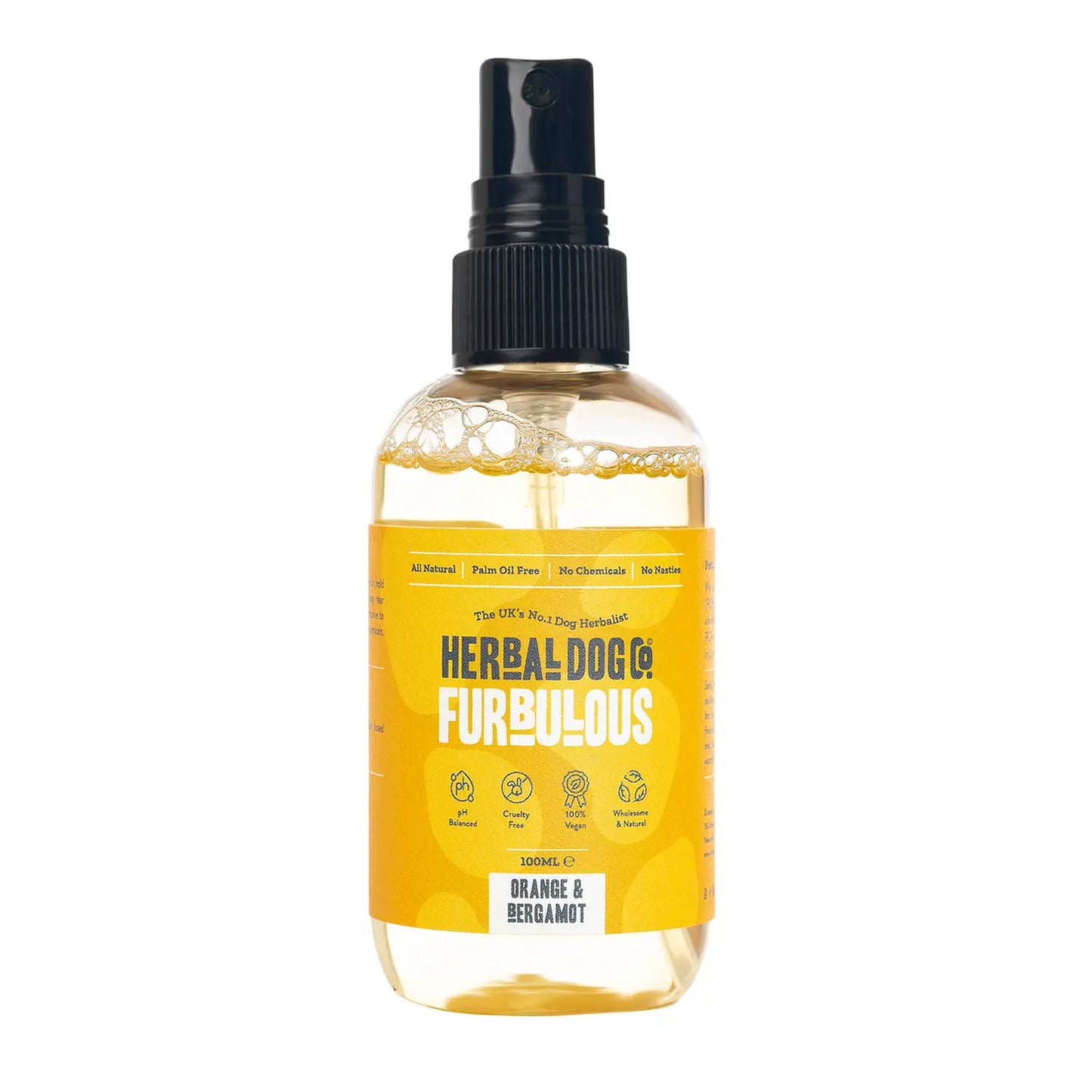 Herbal Dog Co Orange and Bergamot Cologne Deodoriser 100ml