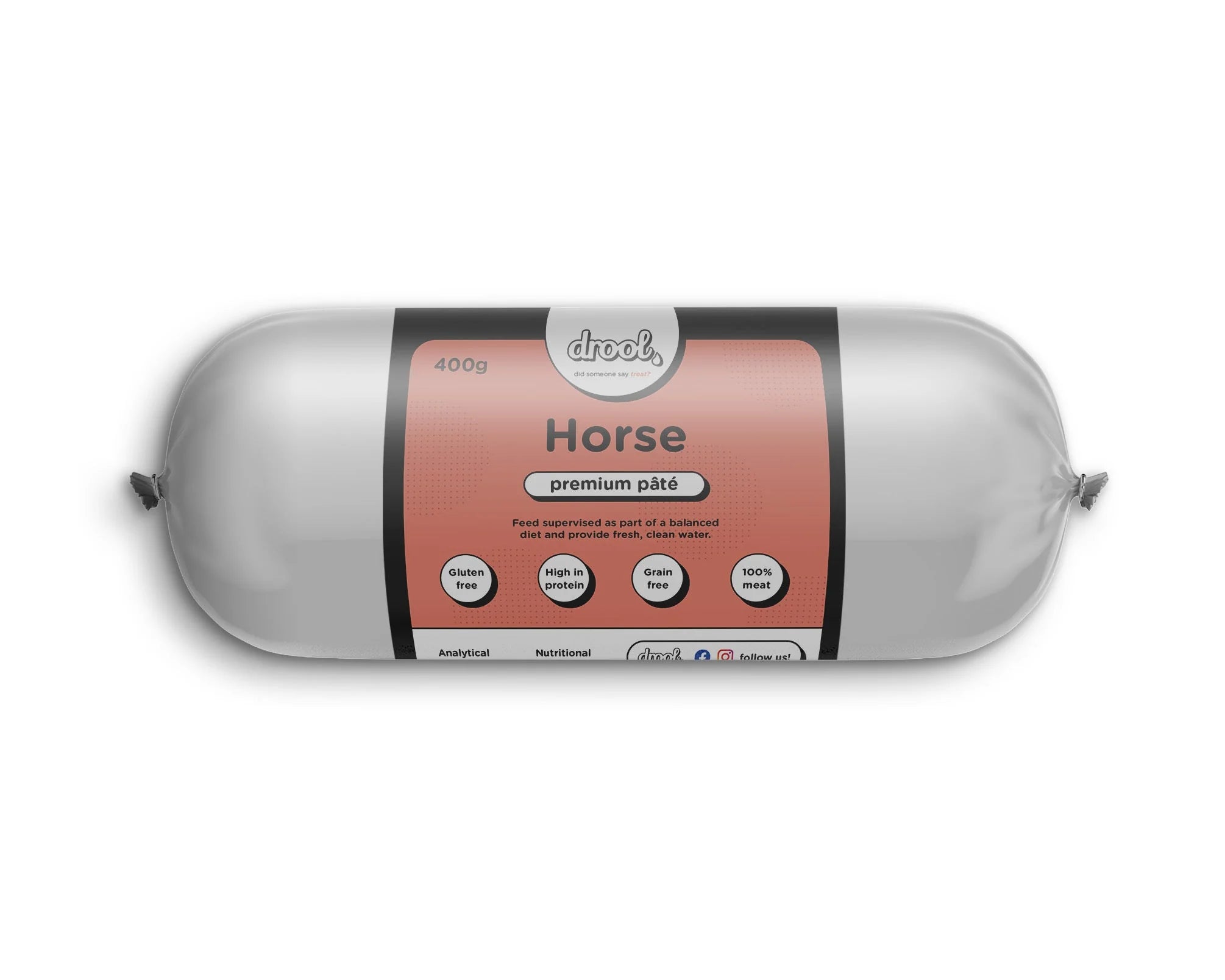 Drool Premium Pate Horse (400g)