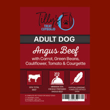 Tilly's Black Bag Angus Beef with Carrot, Green Beans, Cauliflower, Tomato & Courgette ADULT DOGS