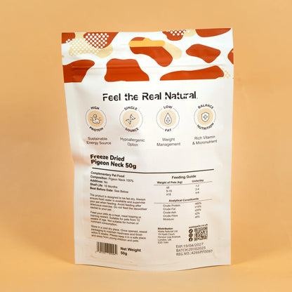 Waita Freeze Dried Pigeon Neck 50g