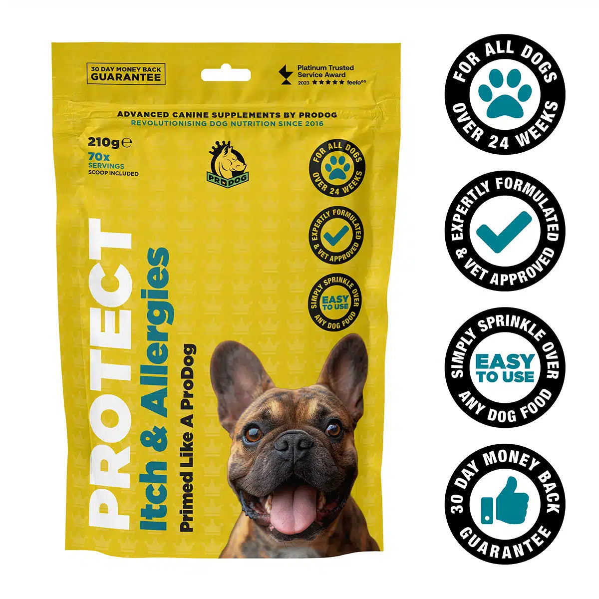 Prodog PROTECT Itchy Skin and Allergy Support Supplement For Dogs