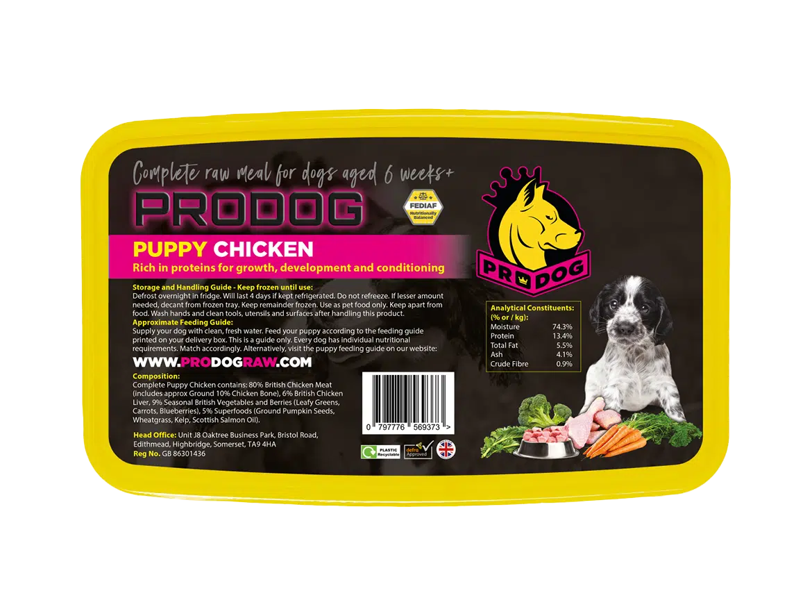 ProDog Chicken Raw Puppy Food Meal