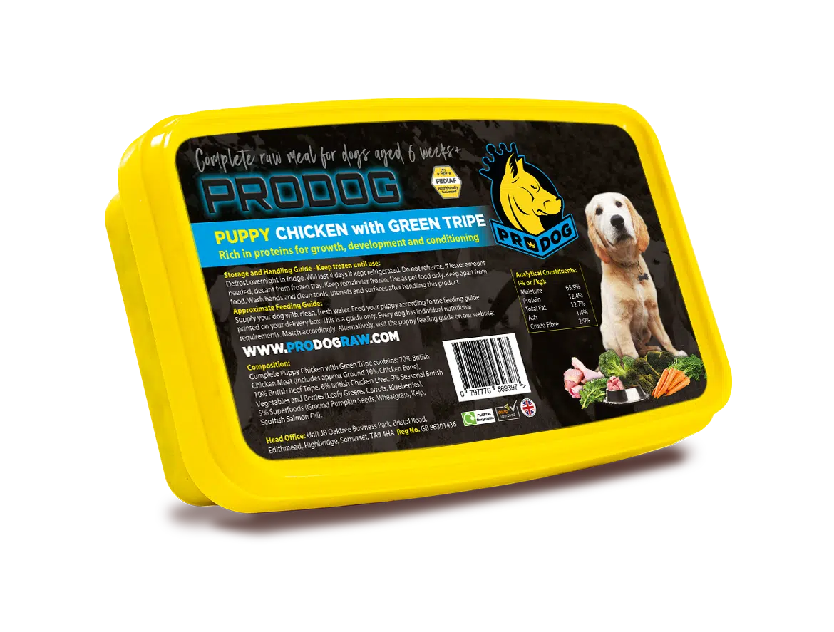 ProDog Chicken with Tripe Raw Puppy Food Meal