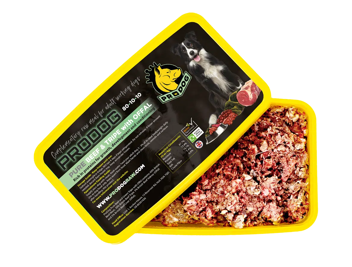 ProDog Beef & Green Tripe Boneless Raw Dog Food Meal