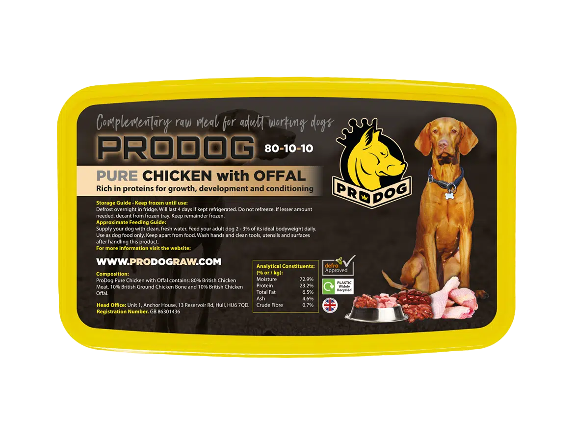 ProDog Chicken 80/10/10 Raw Dog Food Meal