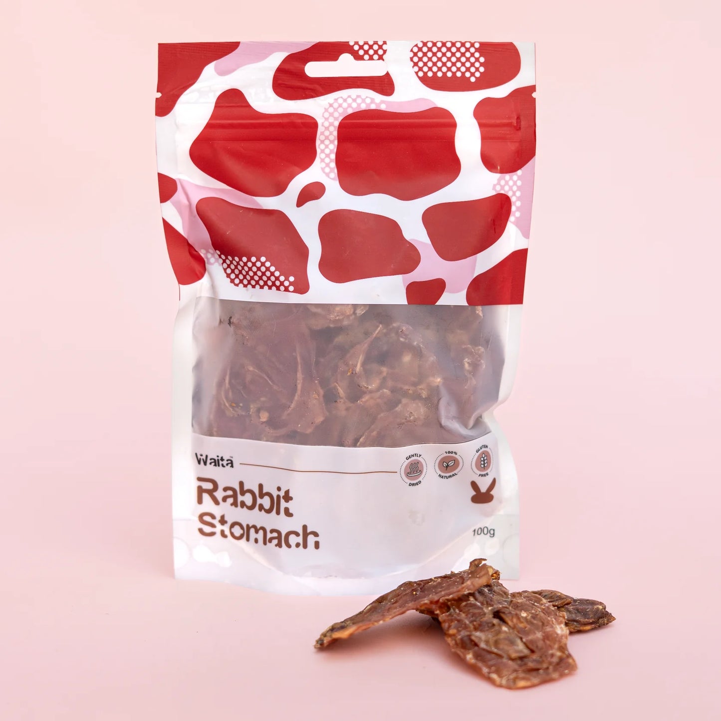 Waita Air Dried Rabbit Stomach 100g