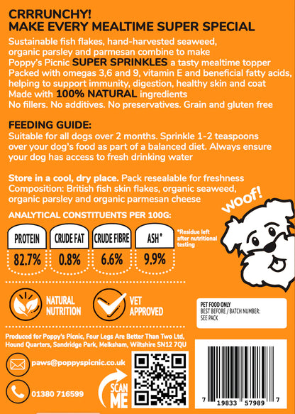 Poppy's Picnic Super Sprinkles Cheesy 60g