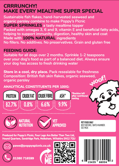 Poppy’s Picnic Super Sprinkles Fishy 60g