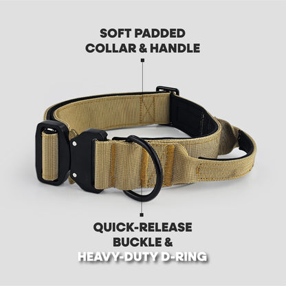 HugglePets Tactical K9 Endurance Adjustable Dog Collar