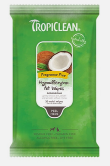 TropiClean Tropiclean Hypoallergenic Wipes 20s