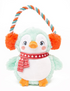 Great&Small Christmas Penguin with Rope Ear Muffs 18cm