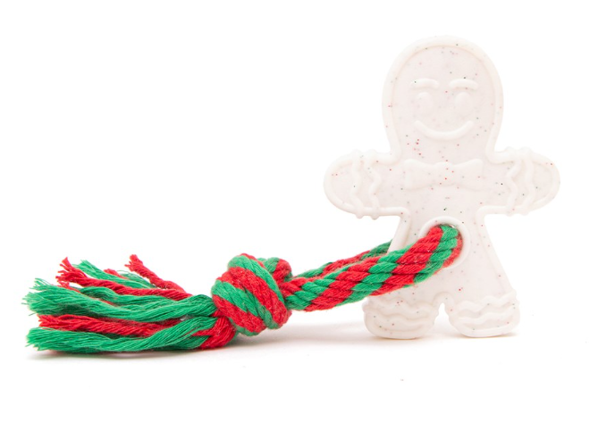 Great&Small Christmas Little TPR Gingerbread Friend with Rope 9cm