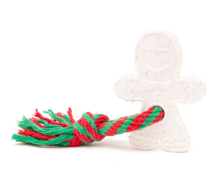 Great&Small Christmas Little TPR Gingerbread Friend with Rope 9cm