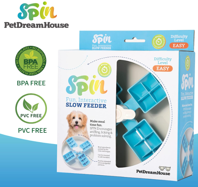 Pet Dream House Windmill Spin Interactive Slow Feeder
