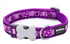 Red Dingo Breezy Love Dog Collar Purple