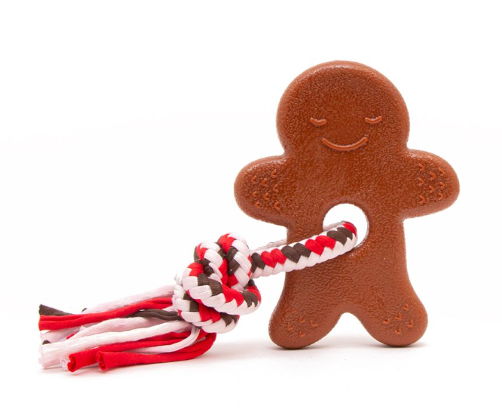 Great&Small Christmas Large TPR Gingerbread Friend with Rope 13cm