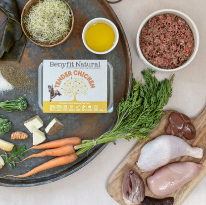 Benyfit Natural Tender Chicken Complete Adult Raw Working Dog Food