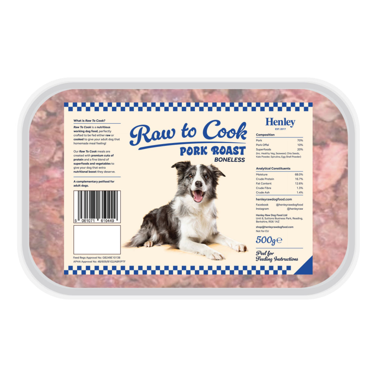 Henley Pork Roast Raw to Cook 500g