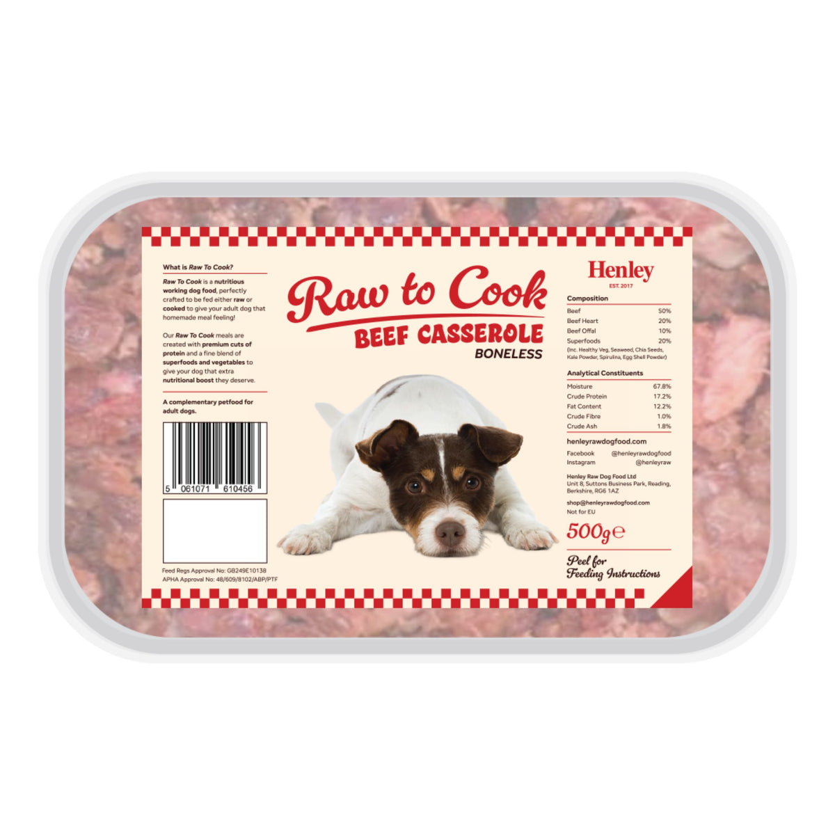 Henley Beef Casserole Raw to Cook 500g