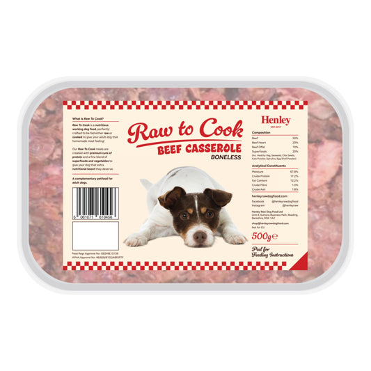 Henley Beef Casserole Raw to Cook 500g