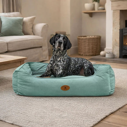 Banbury & Co Rural Retreats Seafoam Corduroy Box Bed