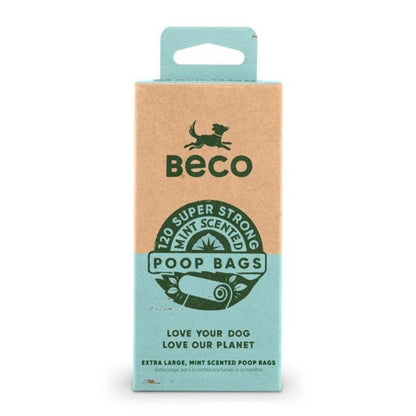 Beco Recycled Poop Bags Rolls Mint Scented
