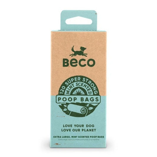 Beco Recycled Poop Bags Rolls Mint Scented