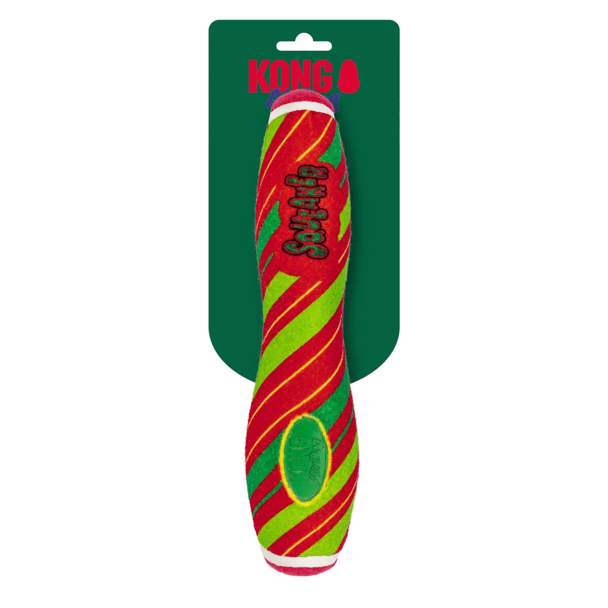 KONG Holiday 2026 AirDog Squeaker Stick Stripe Large