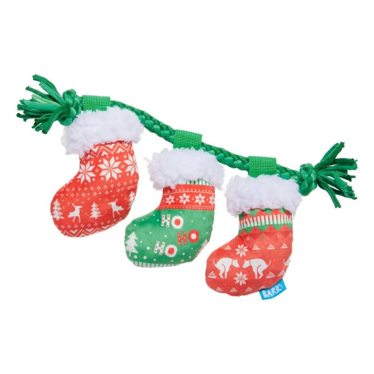 BARK Xmas Stocking Tuggers Dog Toy