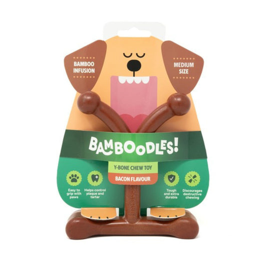 Bamboodles Y Bone Bacon Flavour