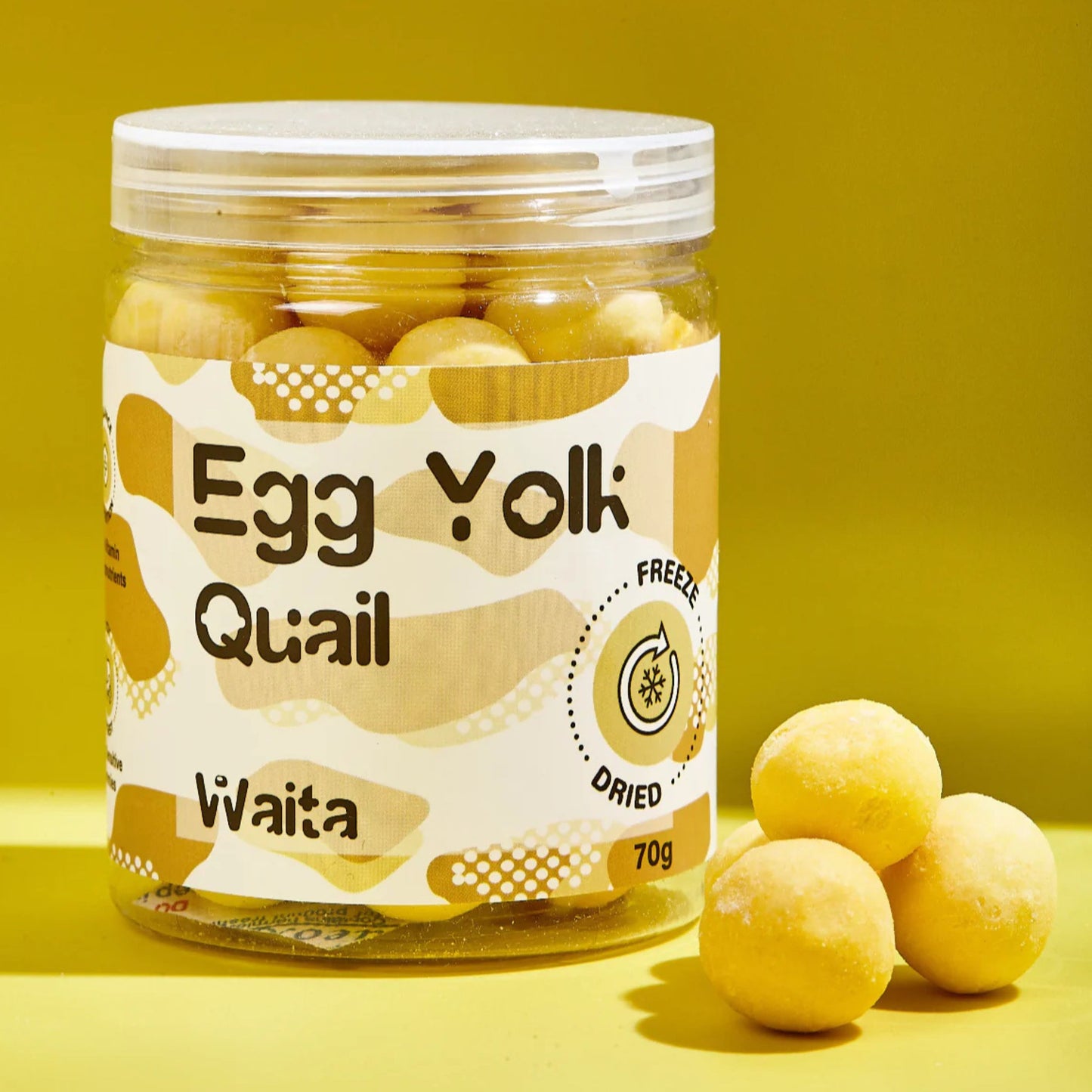 Waita Freeze Dried Quail Egg Yolk 70g