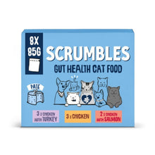Scrumbles Grain Free Wet Cat Pate Pouch Selection 8x85g