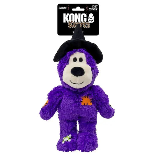 KONG Halloween Wild Knots Witch Bear Purple Md/Lg