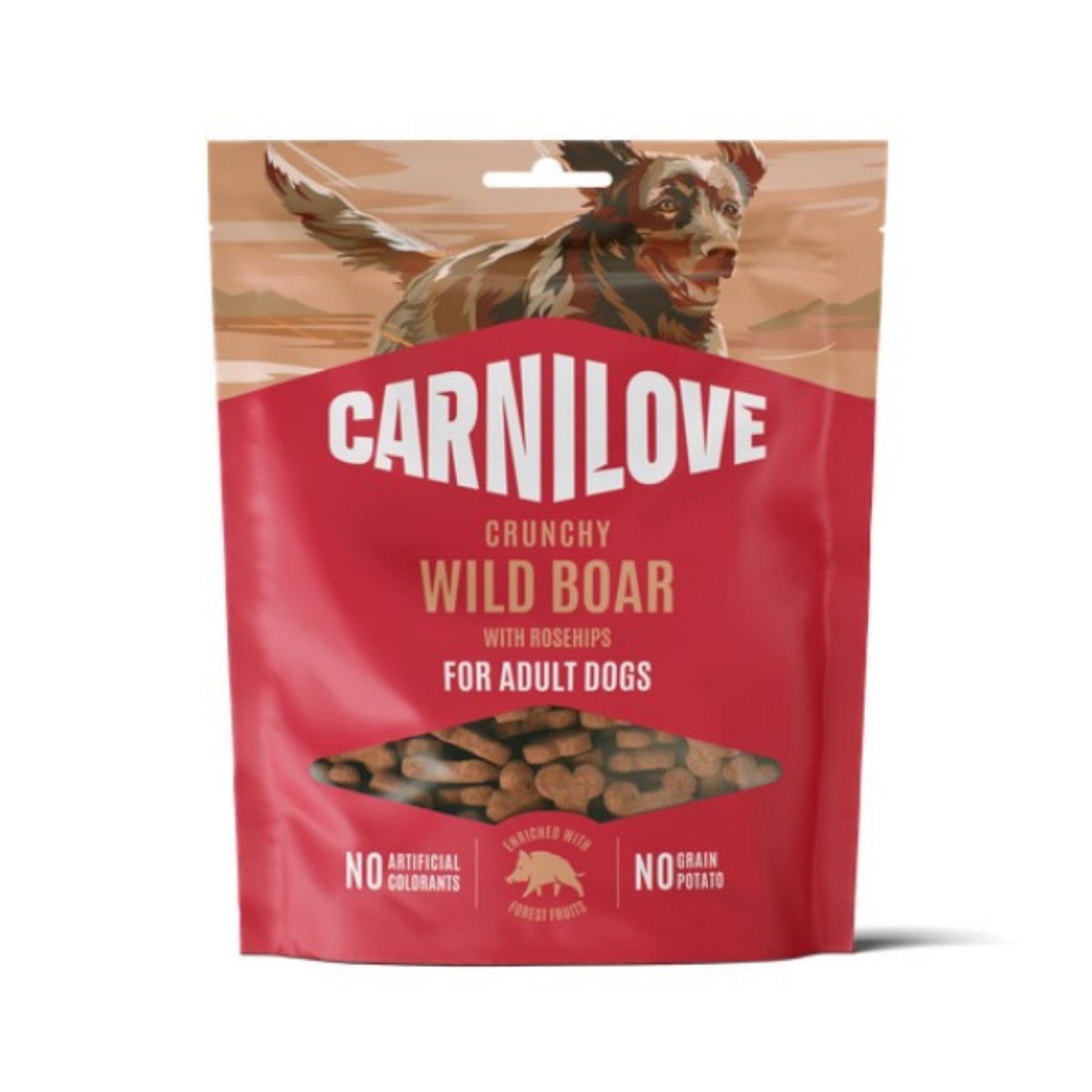 Carnilove Wild Boar with Rosehips Dog Treat 200g