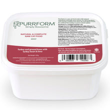 Purrform Turkey & Ground Bone with Turkey Heart & Liver (Adult) 450g