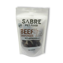 Sabre Natural Beef Sausages 100g