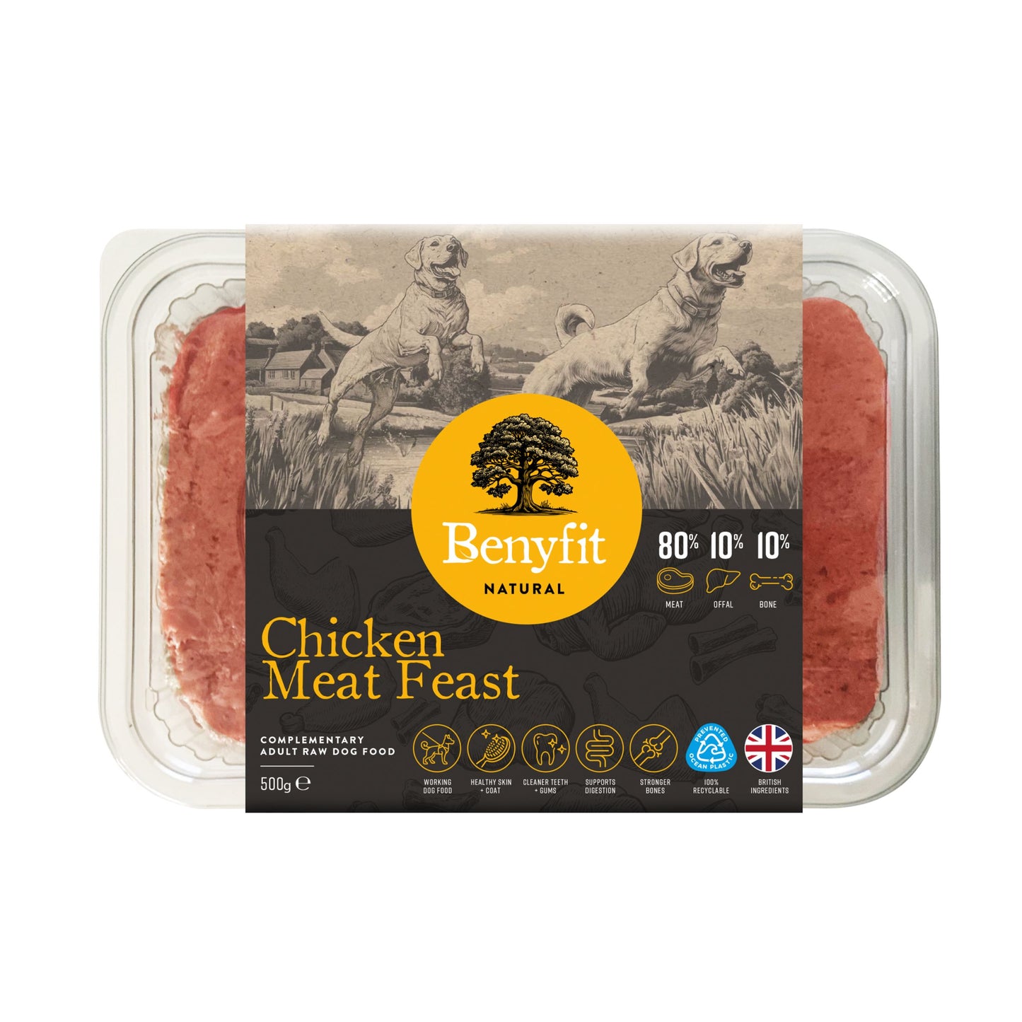 Benyfit Chicken Meat Feast 80-10-10 500g