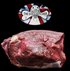 The Dogs Butcher Prime Venison Chunks (Not Trim) 500g