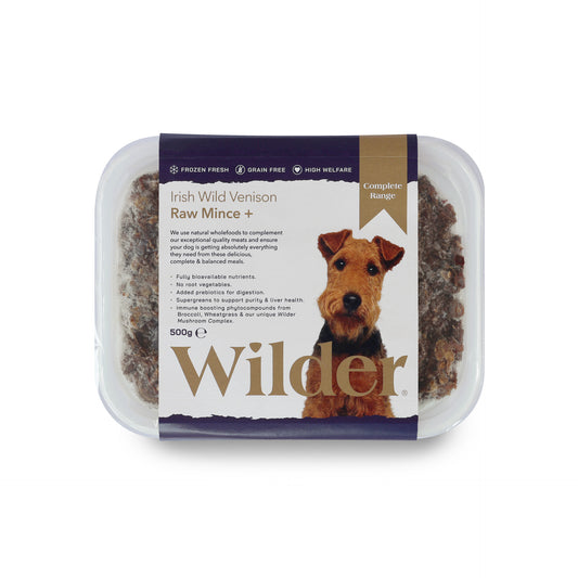 Wilder Irish Venison Raw Mince+ 500g