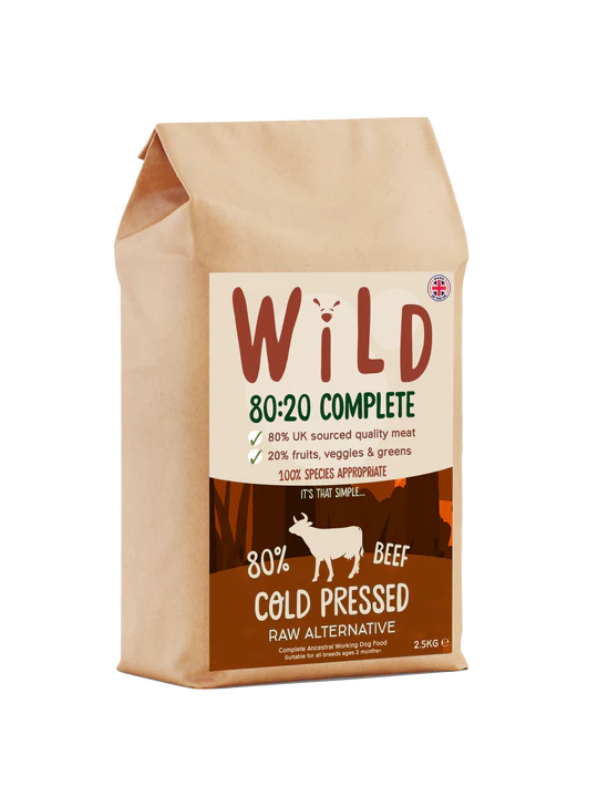 Wild Beef - 80/20 Cold-Pressed Dry Dog Food