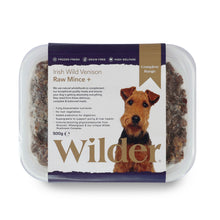 Wilder dog food packaging with a dog on the label on a white background