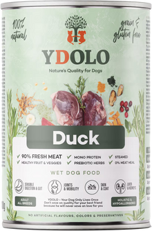 YDOLO Duck Complete Wet Food for Dogs 400g
