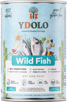 YDOLO Wild Fish Complete Wet Food for Dogs 400g