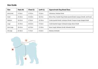 Pet Wiz Four Legged Dog Fleeces -Teal