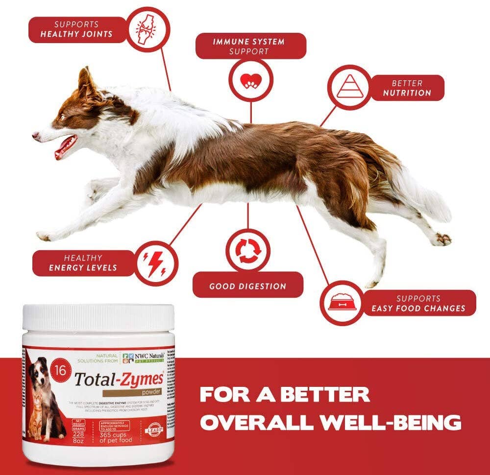 Total-Zymes® Powder Digestive Enzymes and Probiotcs 63g